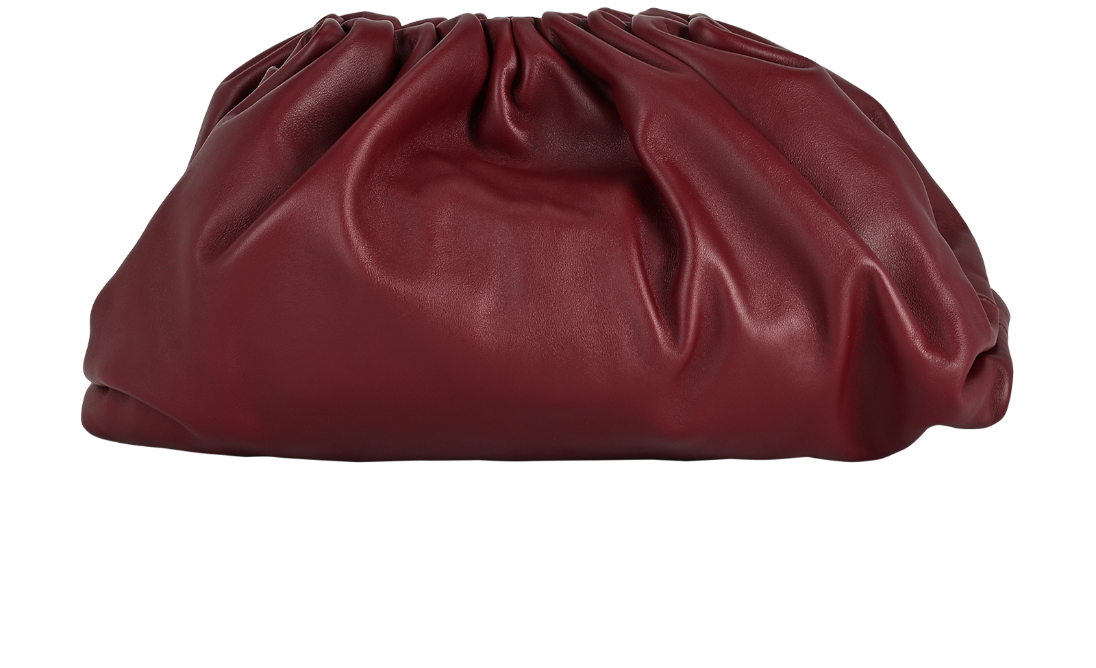 The Pouch Clutch, &pound;750, Handbags, Burgundy, Leather, Back view
